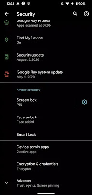 Configuración de seguridad de Android