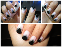 nails triangle tutorial