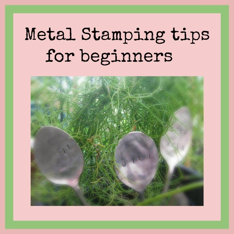 Going Grey and Slightly Green Metal Stamping tips for beginners