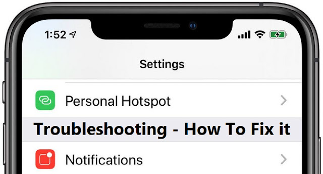 Personal Hotspot not showing on iPhone