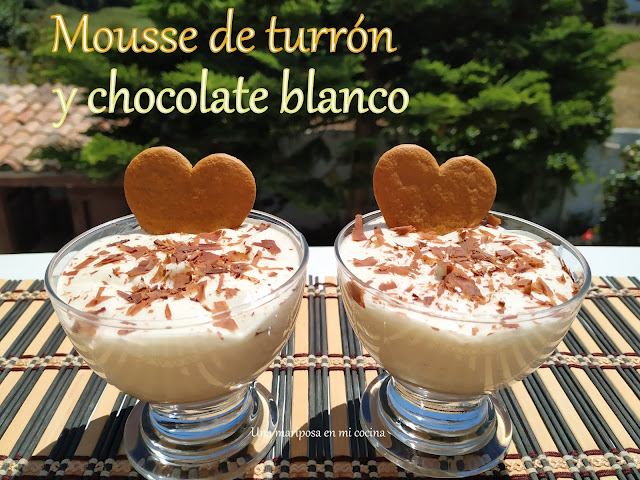 Mousse De Turrón Y Chocolate Blanco