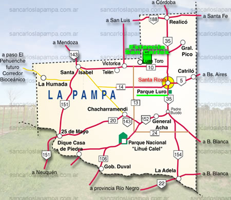 Parque Luro is a provincial reserve Pampas, declared a protected area ...