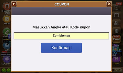 Angka Kode Kupon Zombie Map Opening Celebration