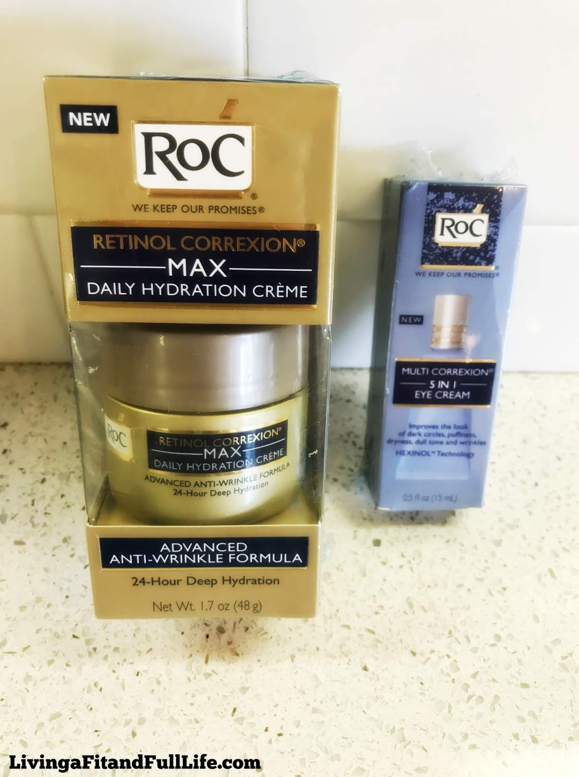 Living a Fit and Full Life Get Beautiful with RoC Skincare Products!