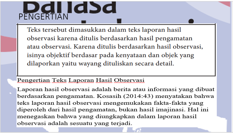 Kumpulan Ilmu Dan Pengetahuan Penting Ppt Struktur Dan Aspek Kebahasaan Teks Laporan Hasil Observasi