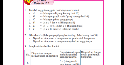 27+ Kunci jawaban matematika kelas 7 semester 1 ayo kita berlatih 22 info