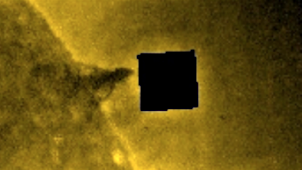 Giant Black Cube Orbiting The Sun Detected on NASAs SOHO photos, UFO Sighting News.