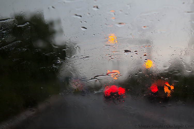 A Drizzle after a Sandstorm, Jaipur.