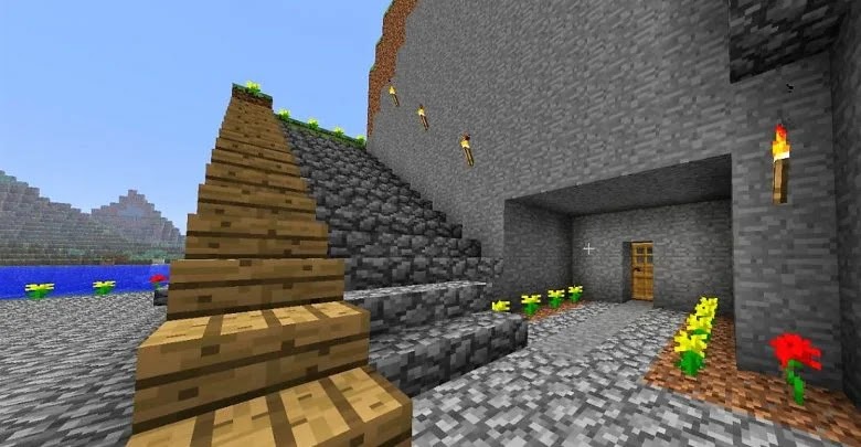 How to make stairs in Minecraft