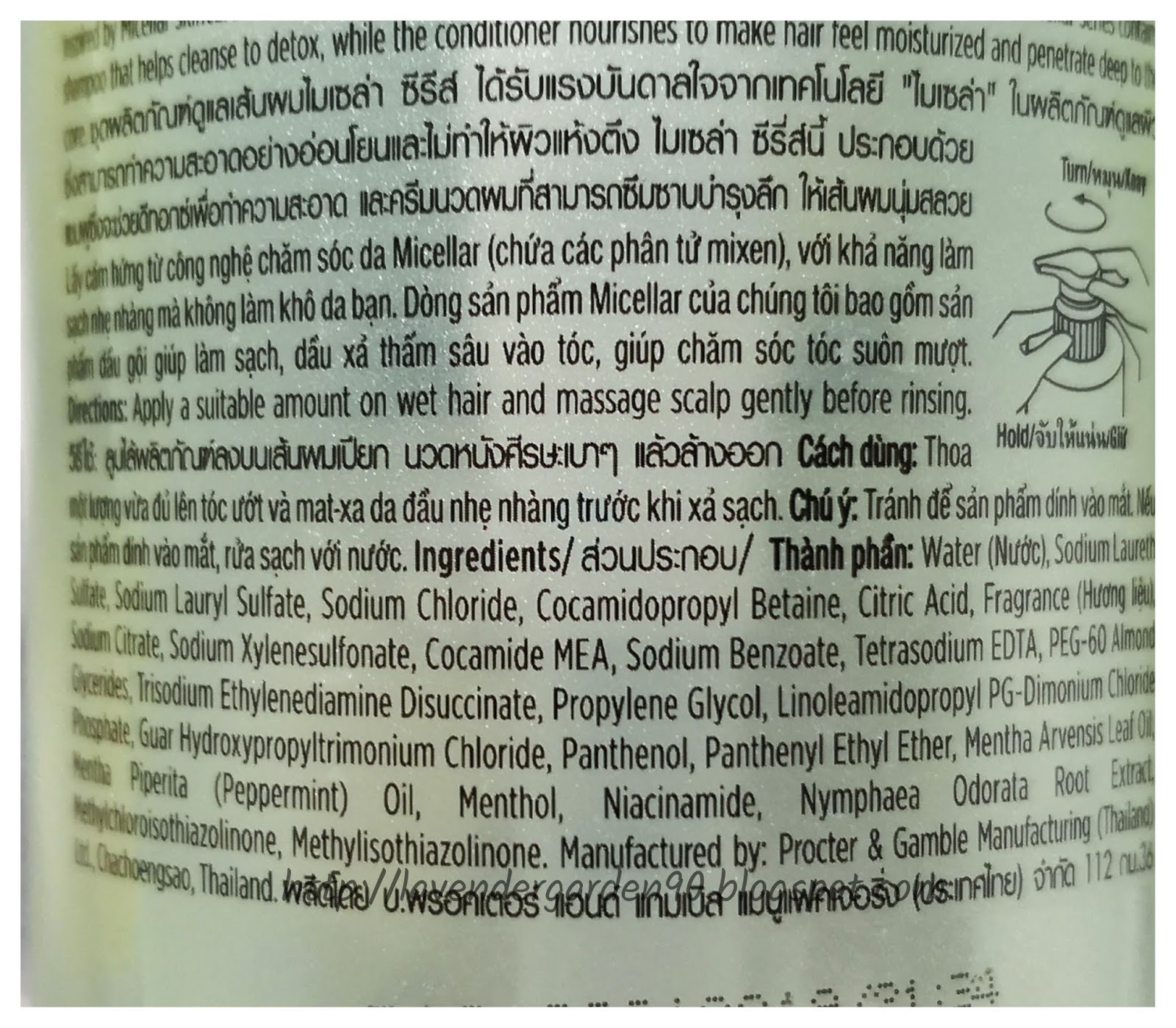 Carolyn S Lavender Garden Review Pantene Micellar Shampoo Detox Moisturize