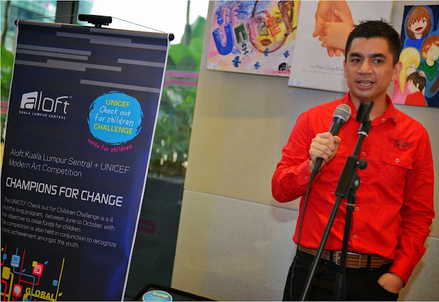 Champions for Change, Starwood Hotels Resorts, UNICEF, charity, Modern Art Competition, UNICEF children program, aloft hotel, Kl sentral, re:mix