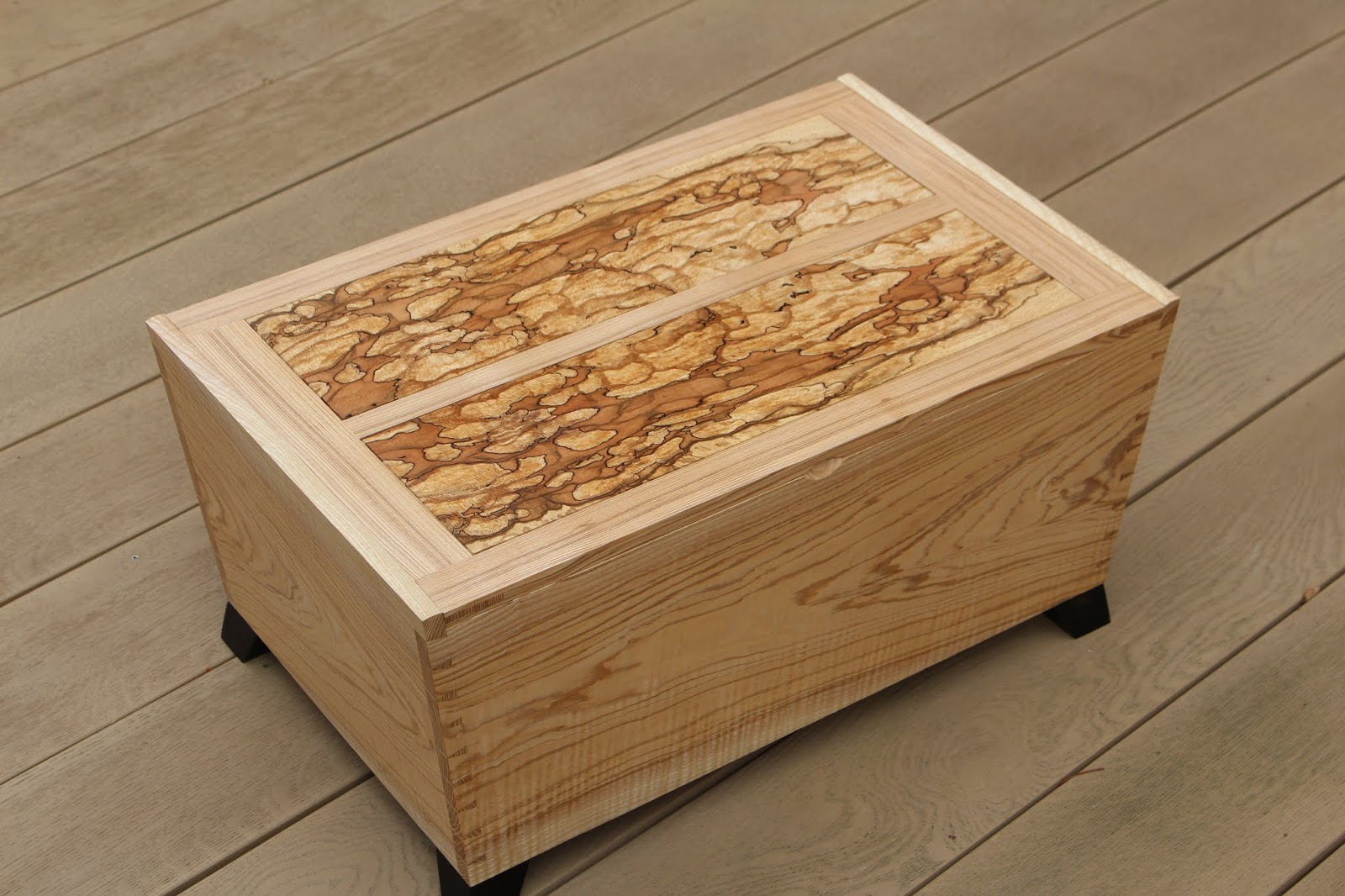 David Barron Furniture Angled Dovetail Chest Complete