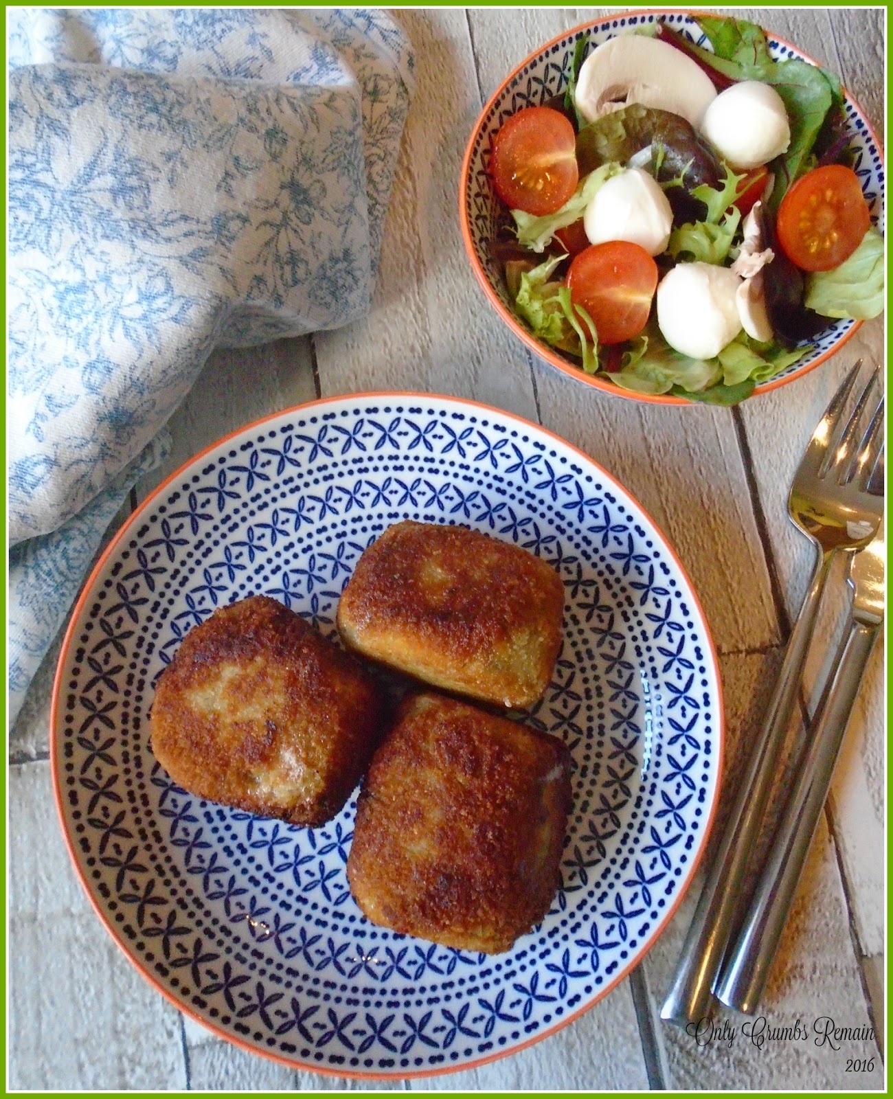 Only Crumbs Remain Risotto & Mozzarella Croquettes