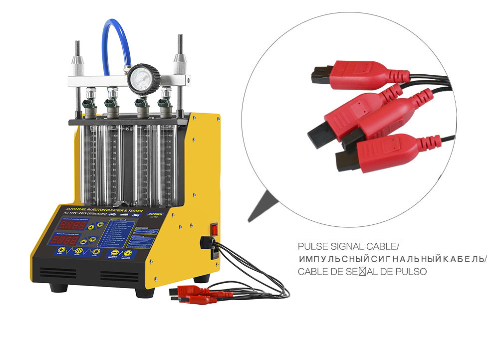 SSNA AUTO TOOLS Injector Cleaning and Testing Machine