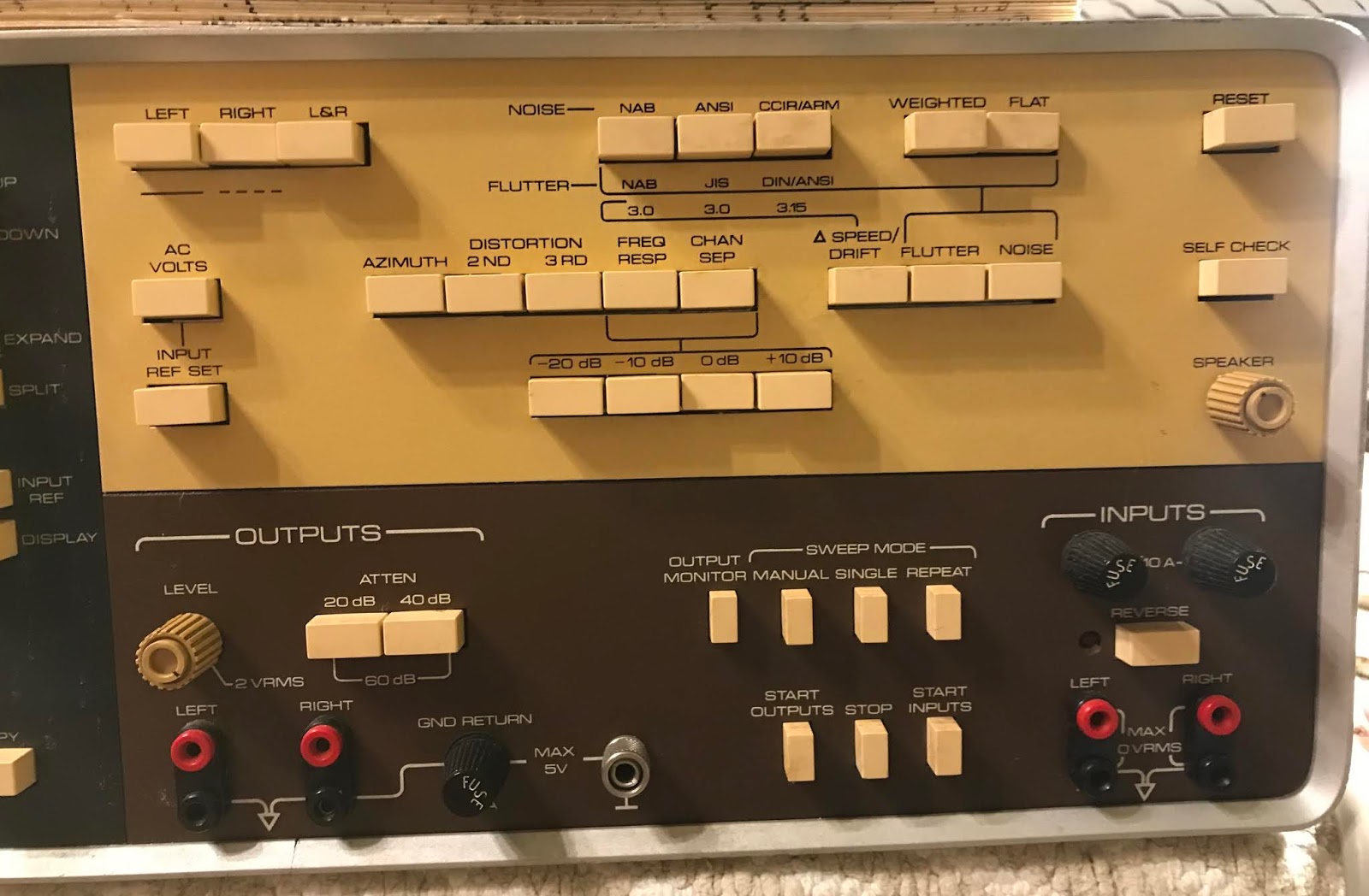 retro vintage modern hifi Sound Technology 1500A Tape Recorder Test System Part II