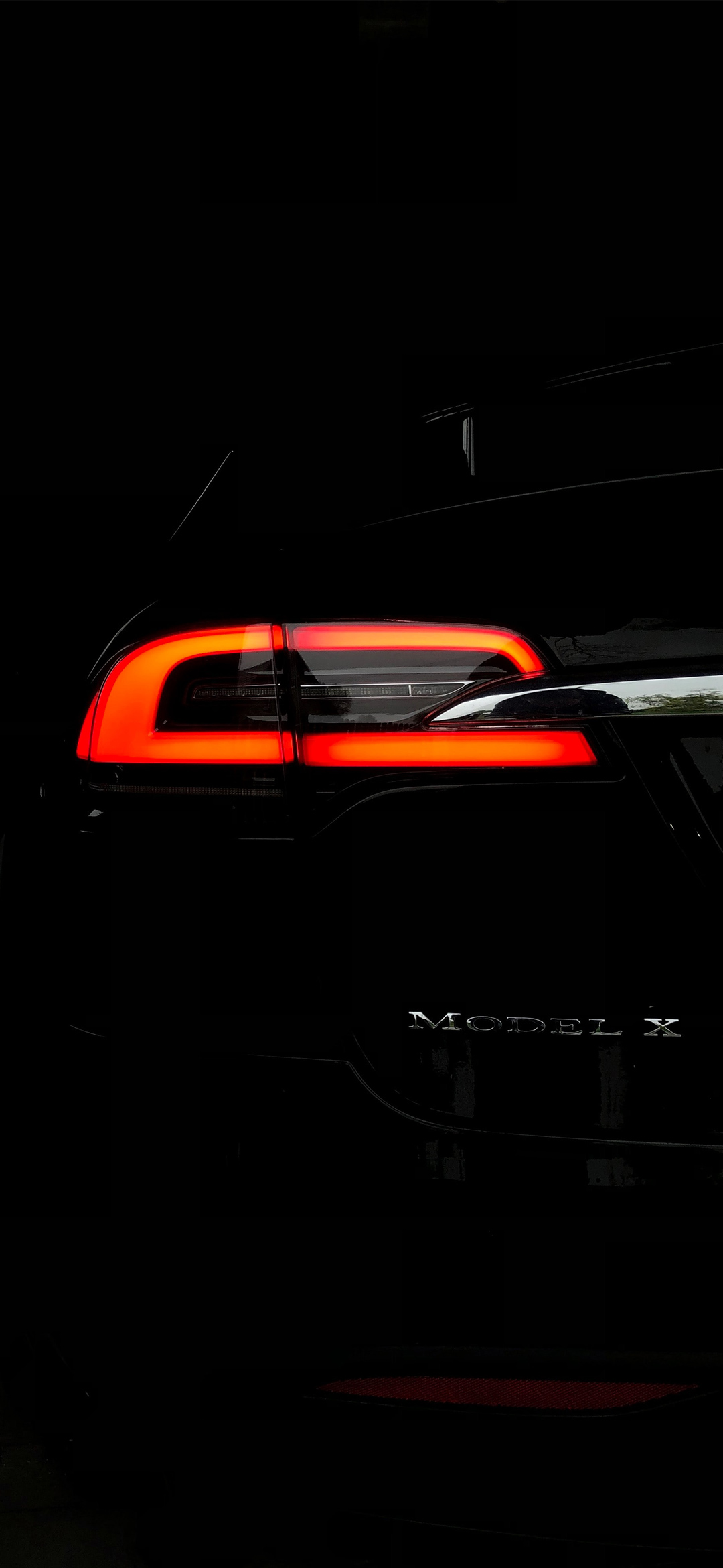 tail-light-of-tesla-model-X-vehicle-wallpaper