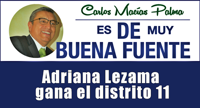 Adriana Lezama gana el distrito 11
