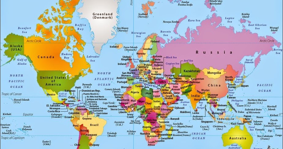 doctor keith armstrong - the jingling geordie!: MAP OF THE WORLD