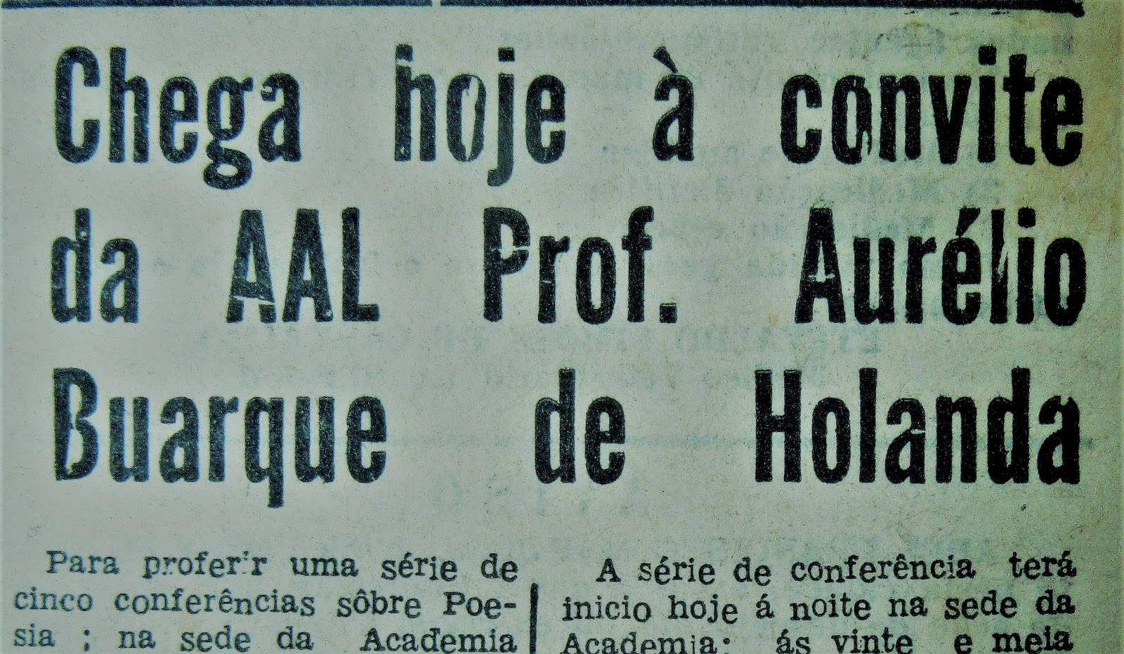 Aurélio Buarque de Holanda  Academia Brasileira de Letras