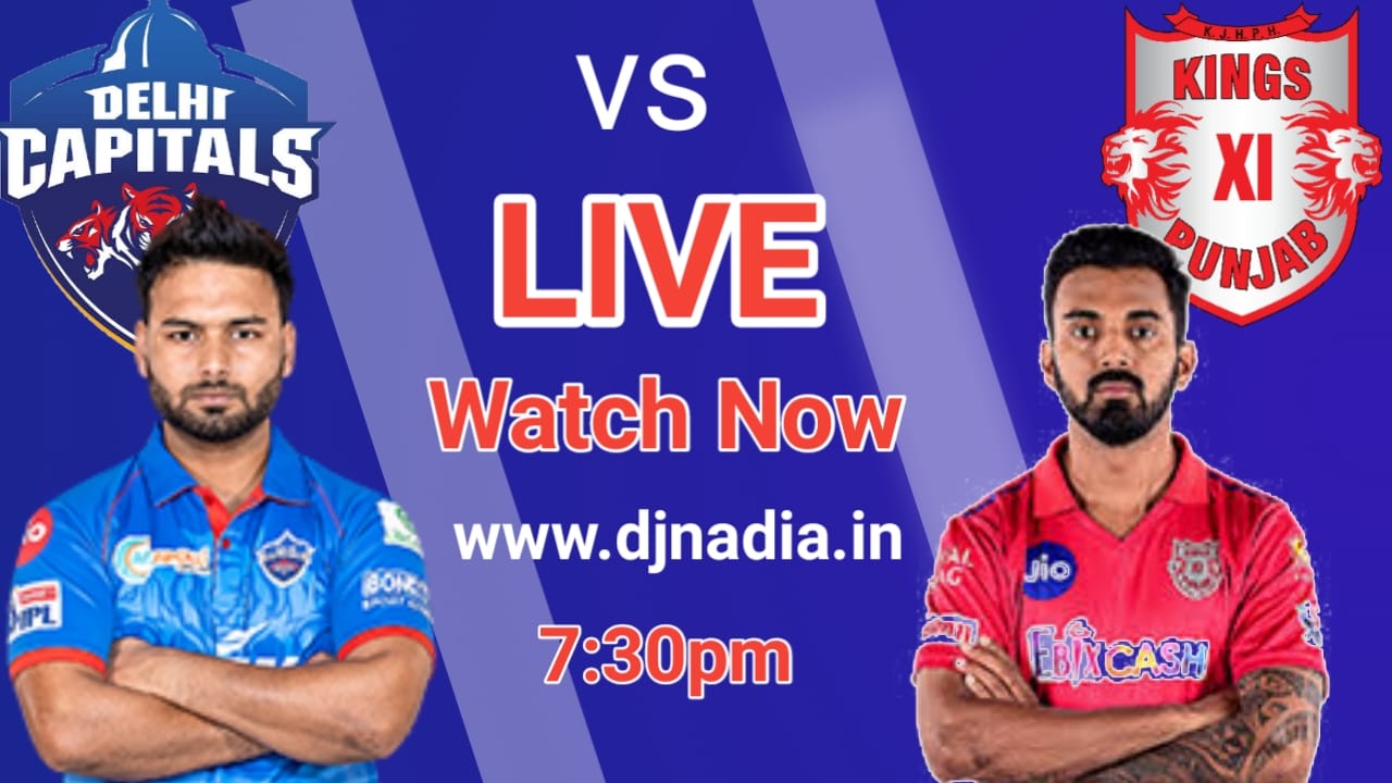 Watch LIVE Match DC vs PBKS , Delhi capitals vs Punjab kings 9th T20I , T20, T20 league, Live