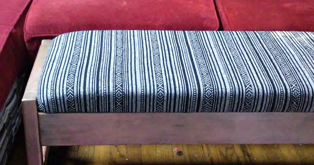 HOME DECOR DIY Modern Rose Gold Geometric Bench Makeover