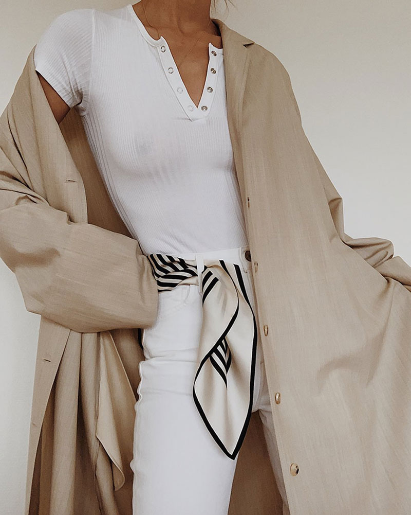 Autumn Style: Silk and Slips & October Whites