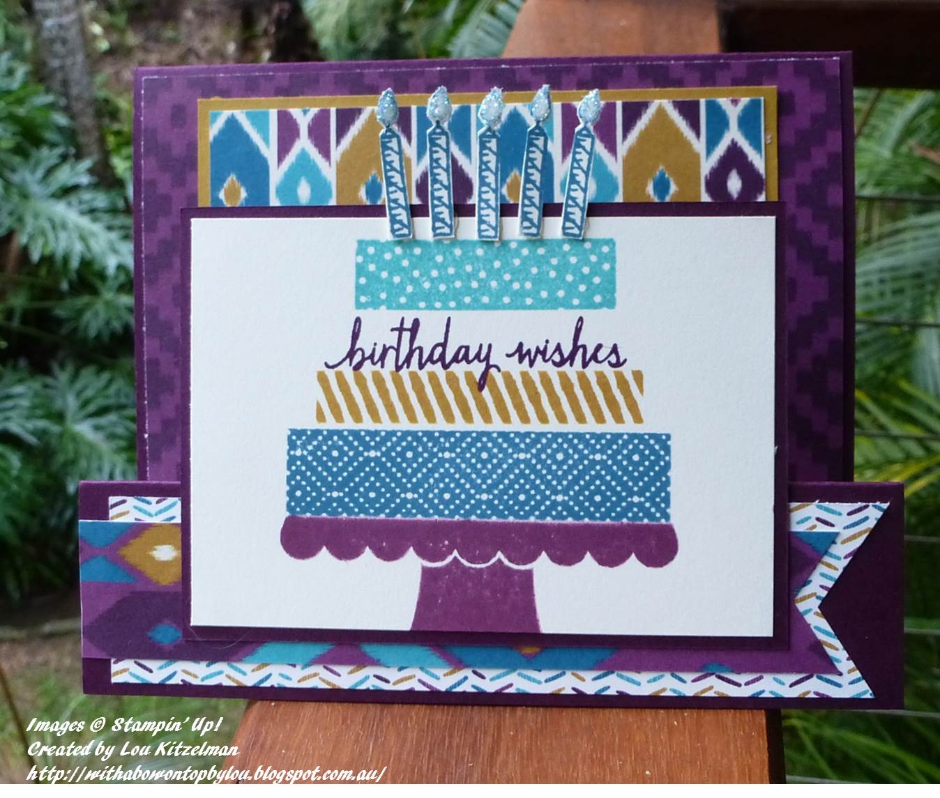 With a bow on top Build a birthday Stepped Tent Fold card 2 ways