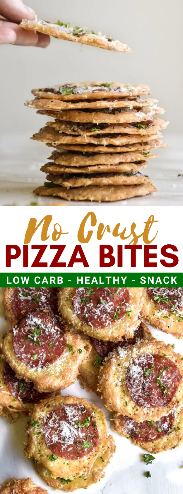 No Crust Pizza Bites (0g Carb/Bite!!) #healthy #lowcarb