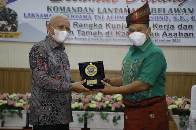 Danlantamal I Belawan Melakukan Kunker ke Kabupaten Asahan Danlantamal I Belawan Melakukan Kunker ke Kabupaten Asahan