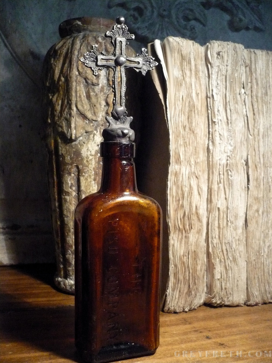 Greyfreth Cross Bottles--The Amber Collection--