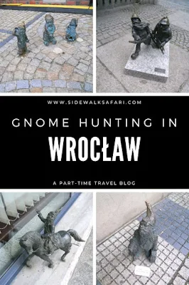 Wroclaw gnomes on a trip to Poland