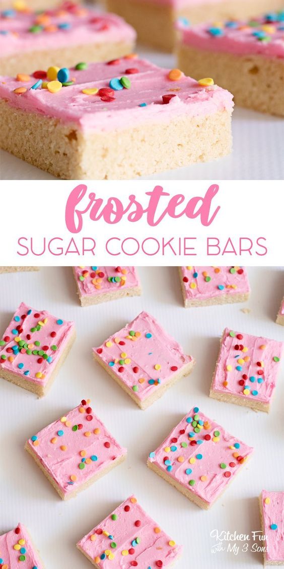 FROSTED SUGAR COOKIE BARS