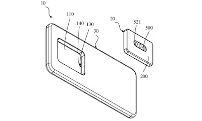 براءة إختراع جديدة من Oppo تكشف عن بكاميرا خلفية قابلة للإزالة من وحدة الهاتف