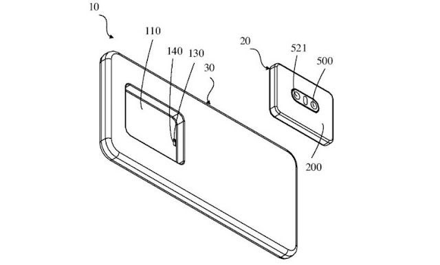 براءة إختراع جديدة من Oppo تكشف عن بكاميرا خلفية قابلة للإزالة من وحدة الهاتف