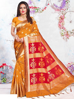 silk saree blouse design