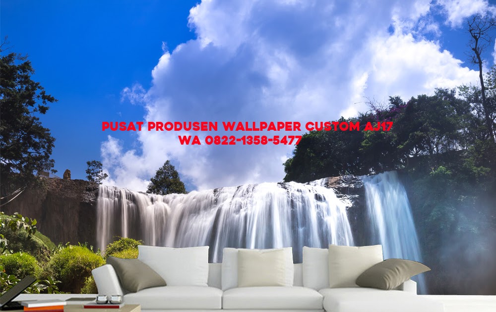 Produsen Cetak Print Wallpaper dinding Custom, stiker dinding custom, wallbanner custom pemandangan