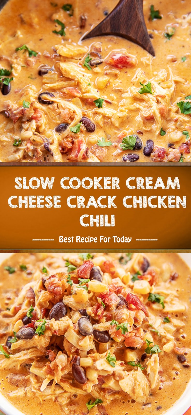 SLOW COOKER CREAM CHEESE CRACK CHICKEN CHILI