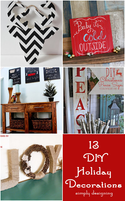 13 DIY Holiday Decorations | #holiday #diy #christmas 13 DIY Holiday Decorations | #holiday #diy #christmas
