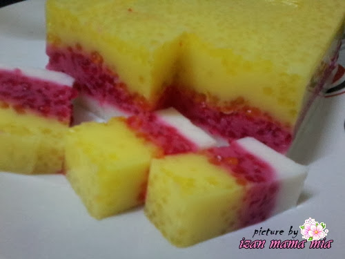 makan sedap, menu, menu sedap makan petang, agar agar, agar agar sagu, mama masak, 