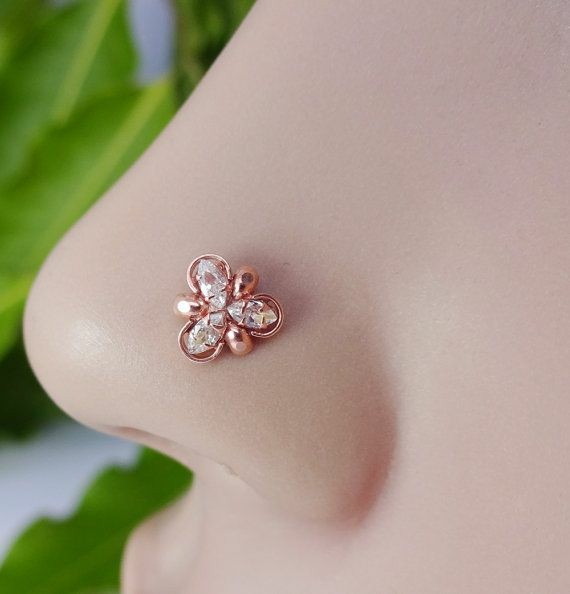 Latest nose pins designs