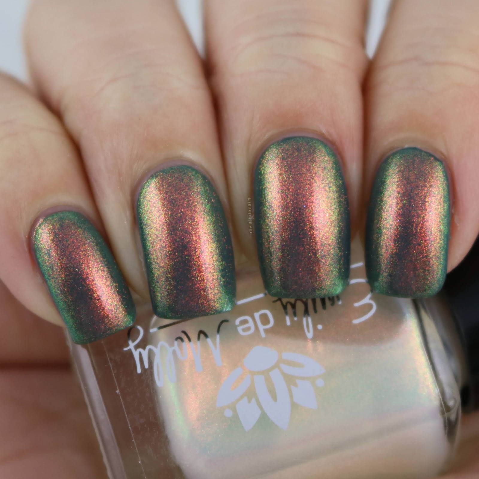 Emily de Molly All The Feelings 2.0 (over LE167) swatched by Olivia Jade Nails