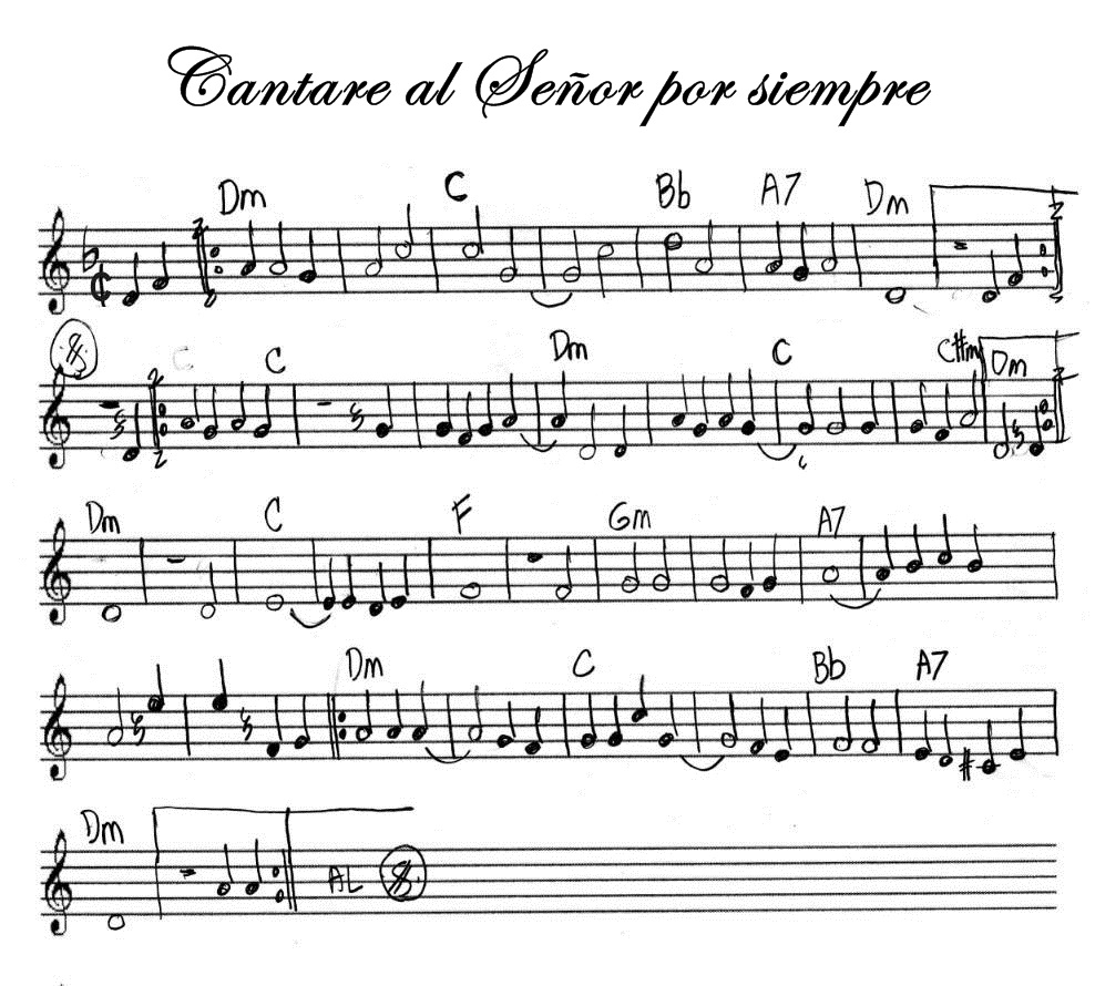 .: PARTITURAS CRISTIANAS - EN PENTAGRAMA