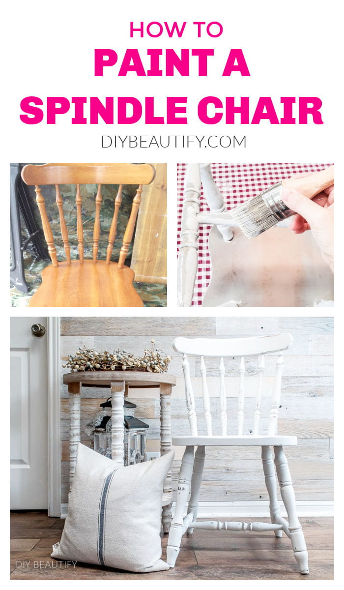 How to Paint a Spindle Chair DIY Beautify Creating Beauty at Home