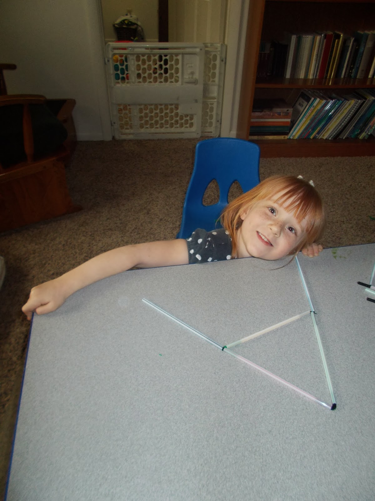 Chipman's Corner Preschool: Straw Letters and Shapes