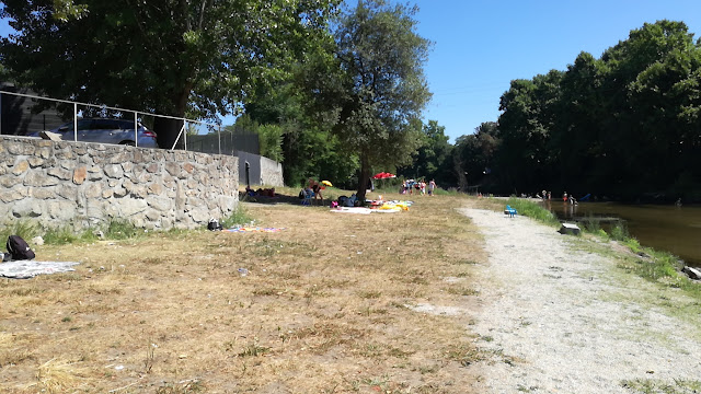 Margem do Rio Homem na Praia Fluvial Soutelo