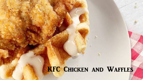 KFC Chicken Waffles in Singapore - Waffle Double Down!