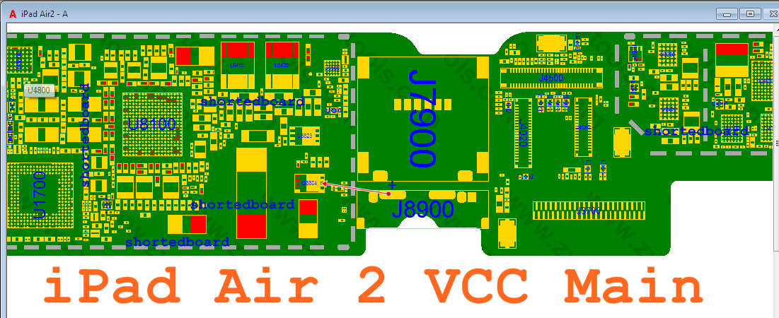 iPad Air 2 VCC Main ~ Basic Hardware Tips And Tricks