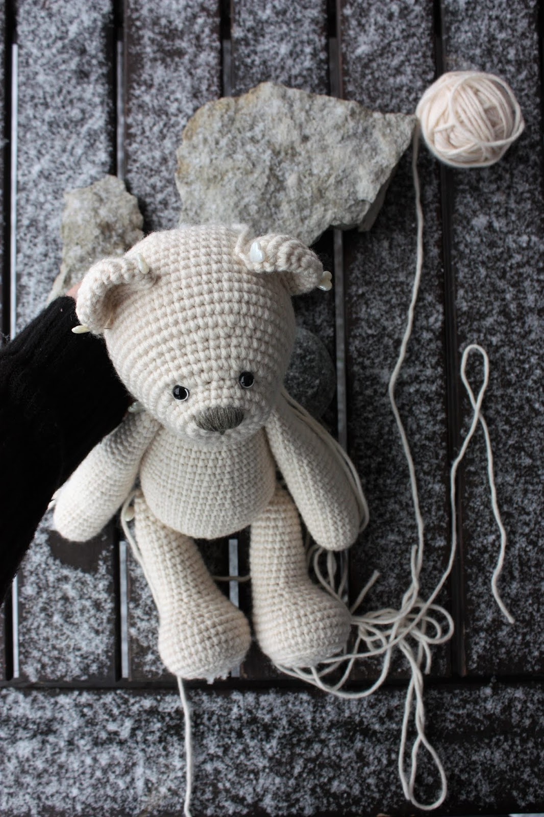 crochet stuffed bear