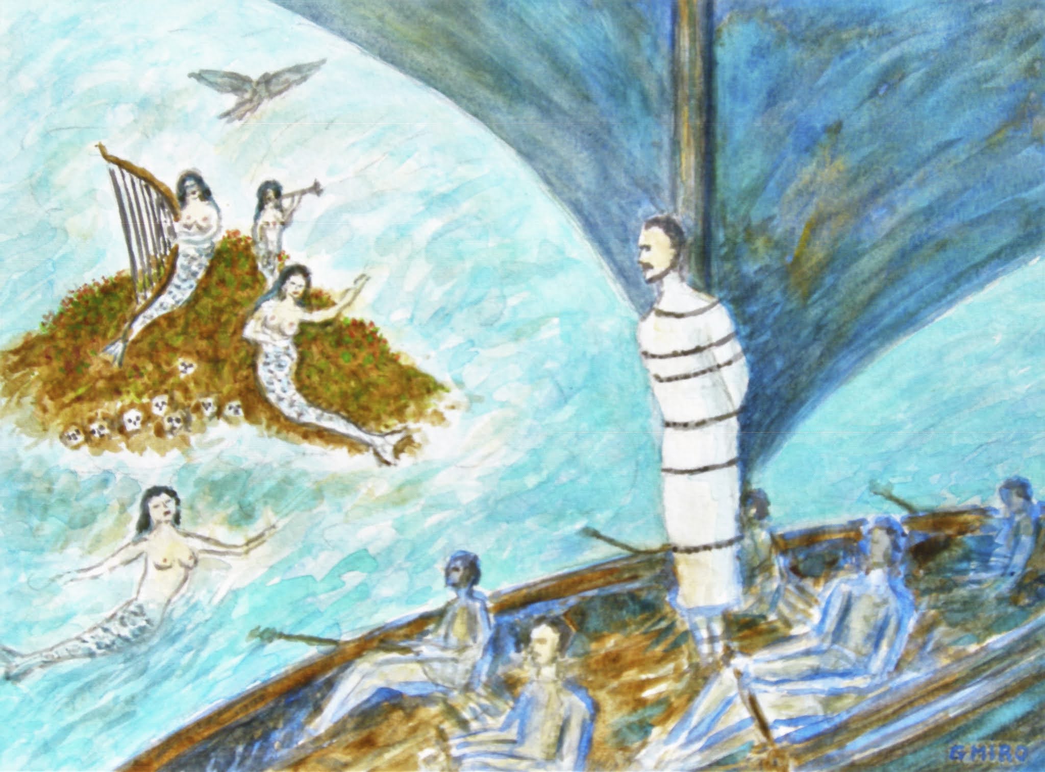 Légendes Photos: Ulysse et les Sirènes
