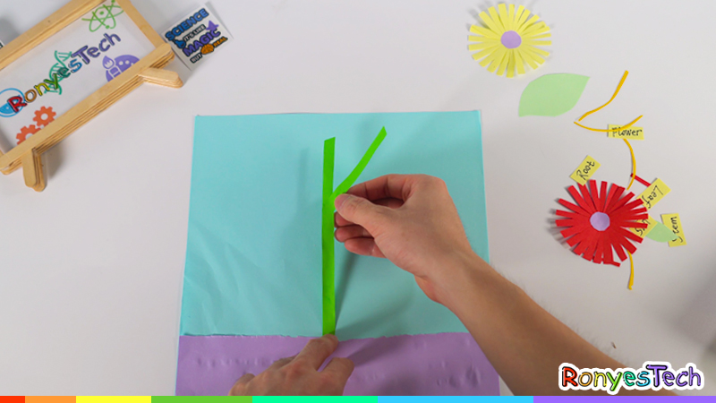 Easy Paper Flower Bouquet - Science Experiments for Kids - Ronyes Tech